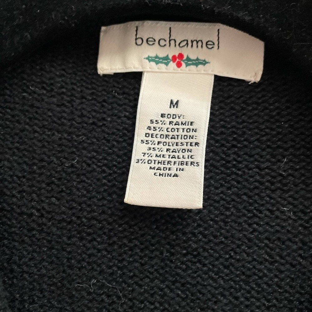 Bechamel Holiday Appliqu Button Up Vest - image 7